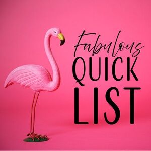 Live Show 🦩QUICK LIST🦩 Item